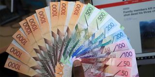 Kenyan currency notes.