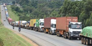 Trucks.
