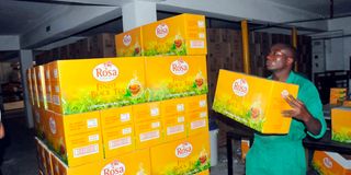 Packaging set for auction and export