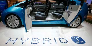 A Toyota Hybrid Car