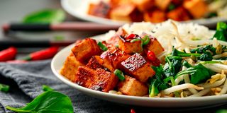 Fried tofu