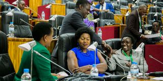EALA MPs at a past sitting in Rwanda.