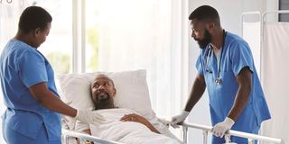 fotosearchinhospitalbed