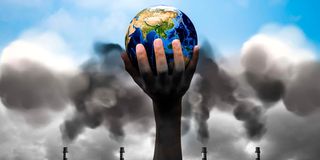 toxic industrial fumes
