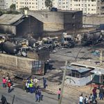 The aftermath of a huge gas blast in Embakasi Nairobi last night.