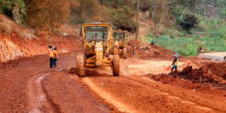 Road construction
