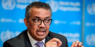 WHO Director-General Tedros Adhanom Ghebreyesu