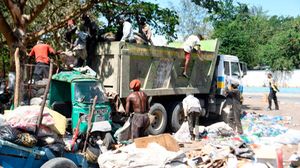 Garbage truck