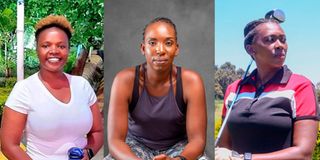 Mamou Weramondi, Stephanie Mwaura and Debra Ajwang.
