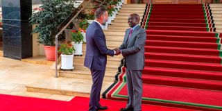 William Ruto and the Aga Khan