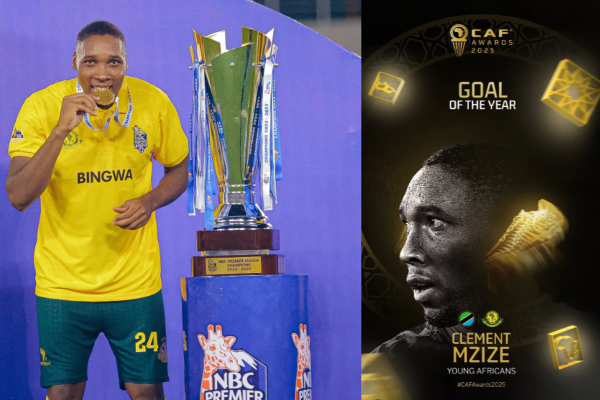 
Mshambuliaji wa Yanga na Taifa Stars, Clement Mzize ameshinda Tuzo ya Bao Bora la Mwaka 2025 katika hafla ya utoaji tuzo za Shirikisho la Soka Afrika (CAF).